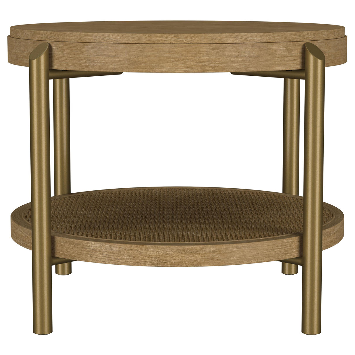  Coaster Furniture Arini 706188-S2 2-piece Round Coffee and End Table Set - Sand Wash IMAGE 14