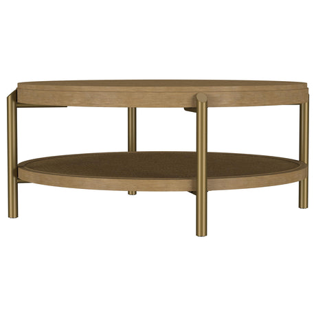  Coaster Furniture Arini 706188-S2 2-piece Round Coffee and End Table Set - Sand Wash IMAGE 8