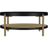  Coaster Furniture Arini 706198-S2 2-piece Round Coffee and End Table Set - Black IMAGE 7