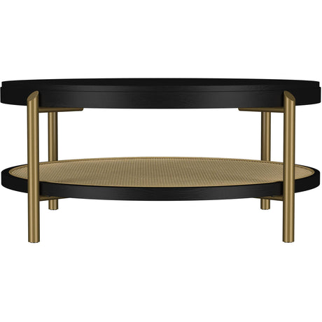  Coaster Furniture Arini 706198-S2 2-piece Round Coffee and End Table Set - Black IMAGE 7