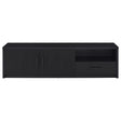  Coaster Furniture Murray 706213 70-inch 2-door TV Stand Media Console - Black IMAGE 1