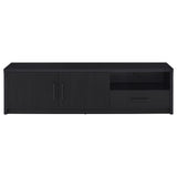  Coaster Furniture Murray 706213 70-inch 2-door TV Stand Media Console - Black IMAGE 1
