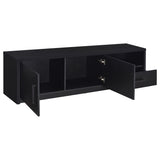  Coaster Furniture Murray 706213 70-inch 2-door TV Stand Media Console - Black IMAGE 9