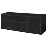  Coaster Furniture Winfield 706222 60-inch 2-door TV Stand Media Console - Black IMAGE 10