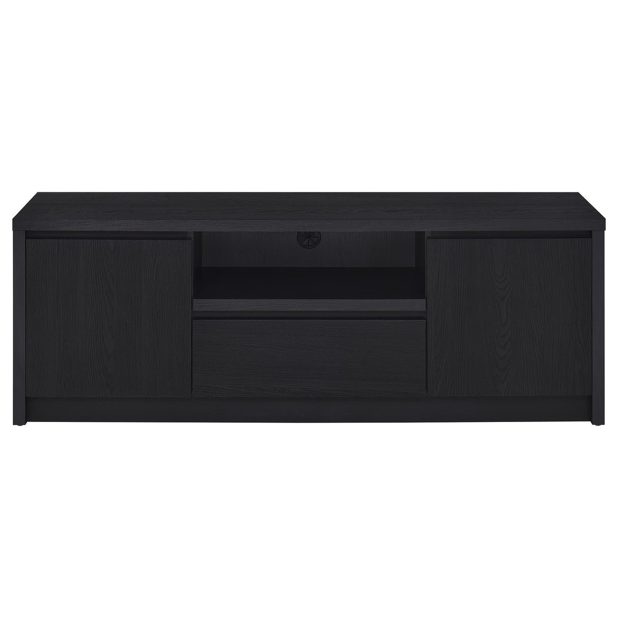  Coaster Furniture Winfield 706222 60-inch 2-door TV Stand Media Console - Black IMAGE 11