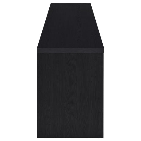  Coaster Furniture Winfield 706222 60-inch 2-door TV Stand Media Console - Black IMAGE 3