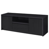  Coaster Furniture Winfield 706222 60-inch 2-door TV Stand Media Console - Black IMAGE 4