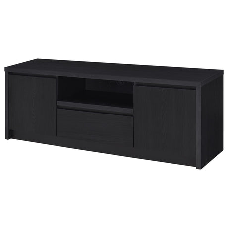  Coaster Furniture Winfield 706222 60-inch 2-door TV Stand Media Console - Black IMAGE 4