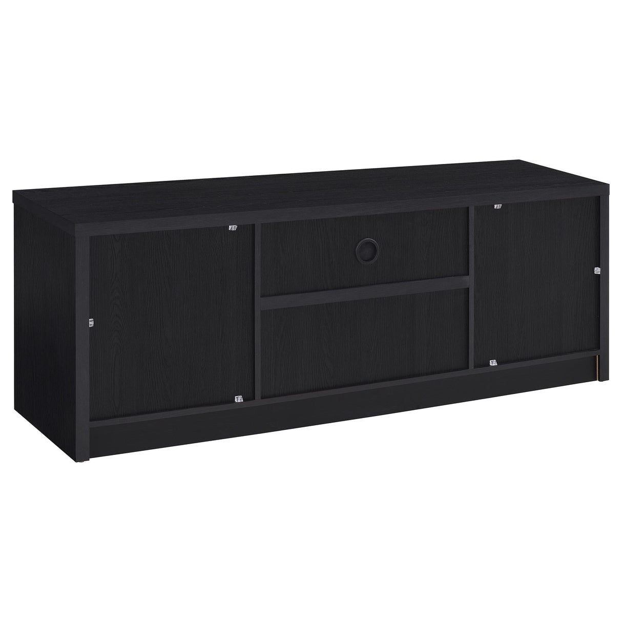  Coaster Furniture Winfield 706222 60-inch 2-door TV Stand Media Console - Black IMAGE 7