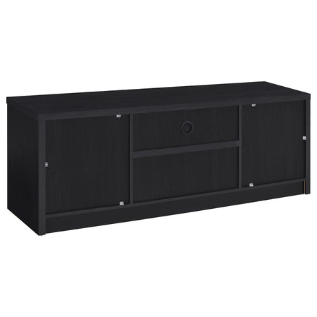  Coaster Furniture Winfield 706222 60-inch 2-door TV Stand Media Console - Black IMAGE 7