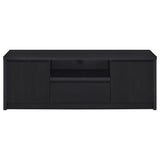  Coaster Furniture Winfield 706222-SET 3-piece Entertainment Center 60-inch TV Stand - Black IMAGE 12