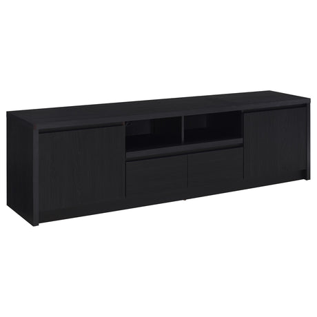  Coaster Furniture Winfield 706223-SET 3-piece Entertainment Center 78-inch TV Stand - Black IMAGE 5