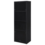  Coaster Furniture Winfield 706224 3-shelf Media Tower Entertainment Pier - Black IMAGE 10