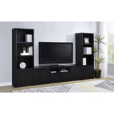  Coaster Furniture Winfield 706224 3-shelf Media Tower Entertainment Pier - Black IMAGE 13