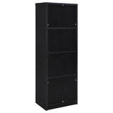  Coaster Furniture Winfield 706224 3-shelf Media Tower Entertainment Pier - Black IMAGE 7