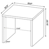  Coaster Furniture Knapp 706227 Engineered Wood Square End Table - Black IMAGE 6