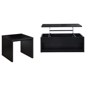 Coaster Furniture Knapp 706228-S2 2-piece Lift Top Coffee Table Set - Black IMAGE 1