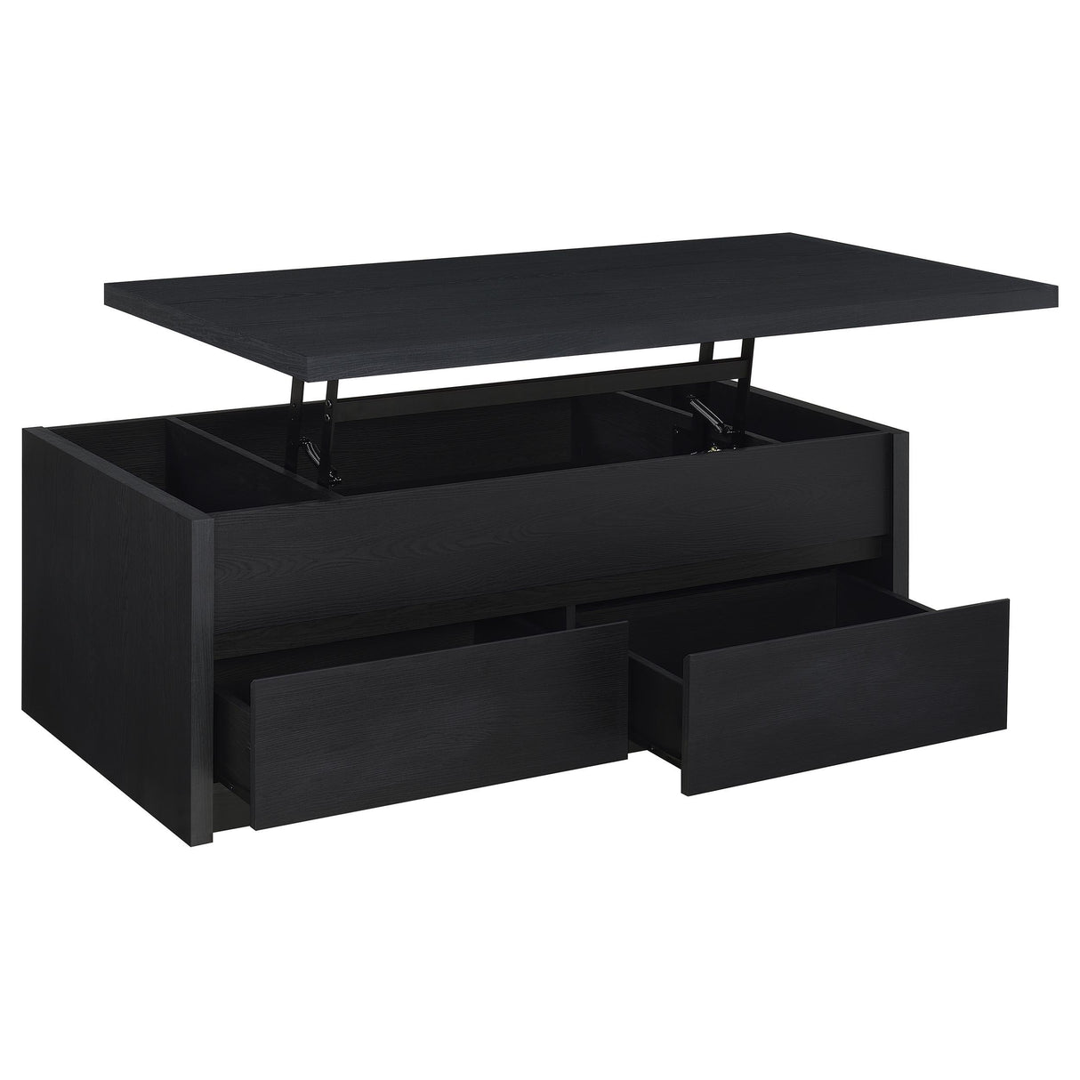  Coaster Furniture Knapp 706228-S2 2-piece Lift Top Coffee Table Set - Black IMAGE 6
