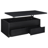  Coaster Furniture Knapp 706228-S2 2-piece Lift Top Coffee Table Set - Black IMAGE 6