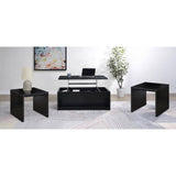  Coaster Furniture Knapp 706228-S3 3-piece Lift Top Coffee Table Set - Black IMAGE 2