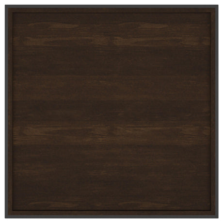  Coaster Furniture Fulton 706238 30-inch Square Mango Wood Coffee Table - Dark Brown IMAGE 3