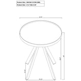  Coaster Furniture Briggs 706258-S2 2-piece Round Coffee and End Table Set - White IMAGE 9