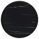  Coaster Furniture Briggs 706268-S2 2-piece Round Coffee and End Table Set - Black IMAGE 6