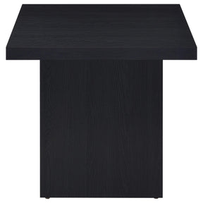 Coaster Furniture Max 706277 Square Engineered Laminate Side Table - Black IMAGE 1