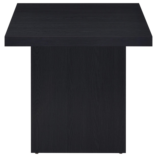  Coaster Furniture Max 706277 Square Engineered Laminate Side Table - Black IMAGE 1