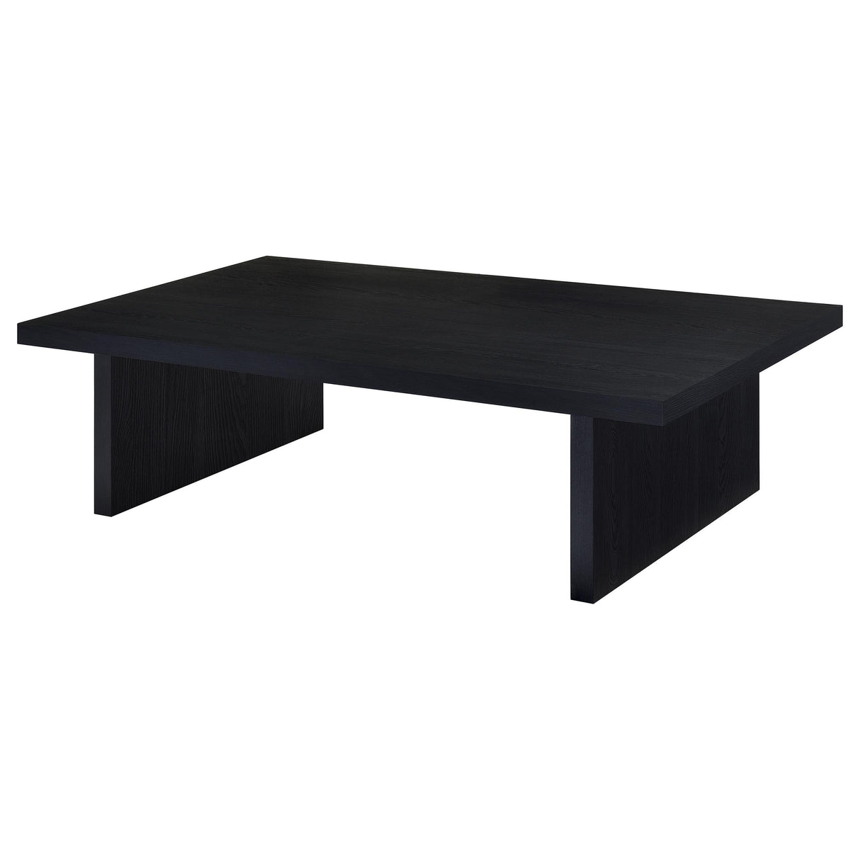 Coaster Furniture Max 706278 Rectangular Engineered Laminate Coffee Table - Black IMAGE 1