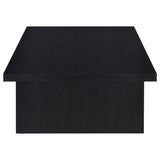  Coaster Furniture Max 706278 Rectangular Engineered Laminate Coffee Table - Black IMAGE 4