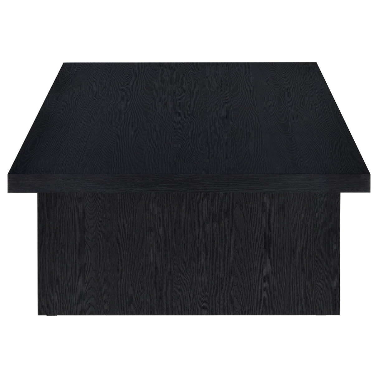  Coaster Furniture Max 706278-S2 2-piece Rectangular Coffee and End Table Set - Black IMAGE 2