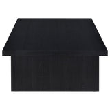  Coaster Furniture Max 706278-S2 2-piece Rectangular Coffee and End Table Set - Black IMAGE 5
