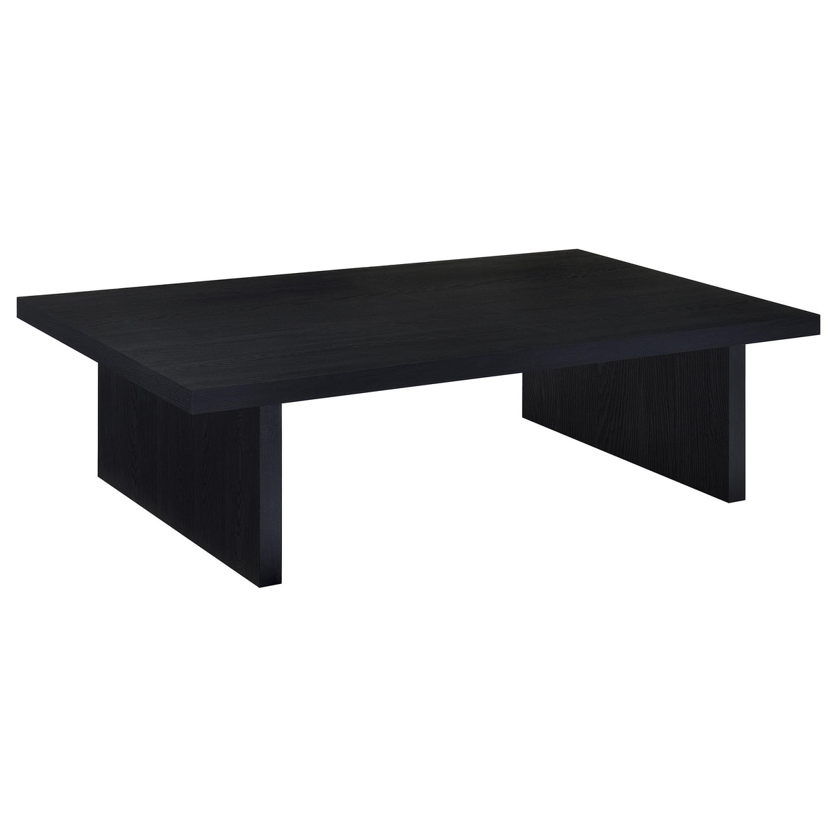  Coaster Furniture Max 706278-S3 3-piece Rectangular Coffee and End Table Set - Black IMAGE 7
