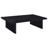 Coaster Furniture Max 706278-S3 3-piece Rectangular Coffee and End Table Set - Black IMAGE 7