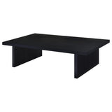  Coaster Furniture Max 706278-S3 3-piece Rectangular Coffee and End Table Set - Black IMAGE 9