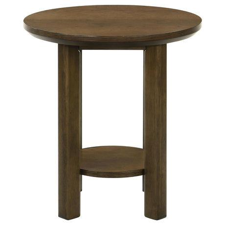  Coaster Furniture Ottowa 706308-S3 3-piece Round Wood Coffee Table Set - Brown IMAGE 11