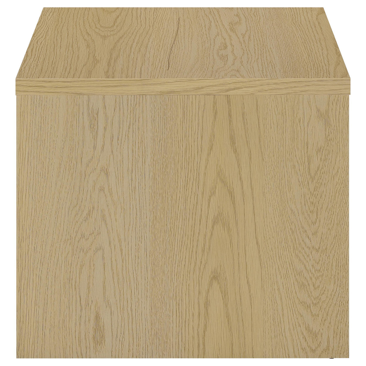 Coaster Furniture Canoga 706347 Engineered Wood Accent End Table - Light Oak IMAGE 4