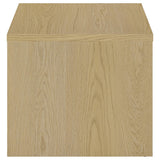  Coaster Furniture Canoga 706347 Engineered Wood Accent End Table - Light Oak IMAGE 4