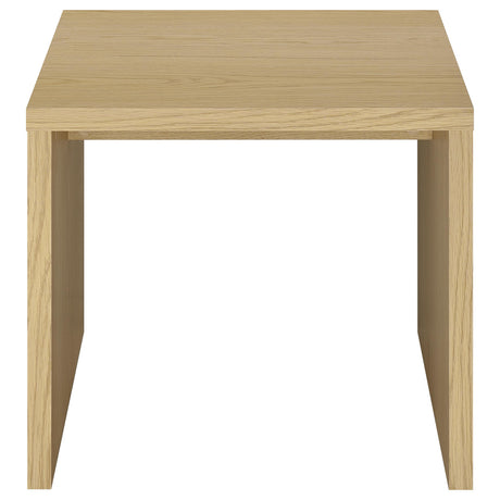  Coaster Furniture Canoga 706348-S2 2-piece Lift Top Cocktail Coffee Table Set - Light Oak IMAGE 12