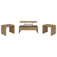  Coaster Furniture Canoga 706358-S3 3-piece Lift Top Cocktail Coffee Table Set - Mango IMAGE 1