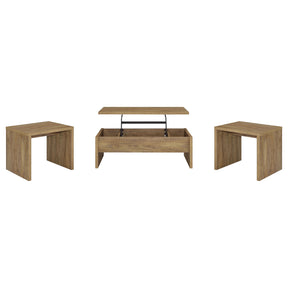  Coaster Furniture Canoga 706358-S3 3-piece Lift Top Cocktail Coffee Table Set - Mango IMAGE 1