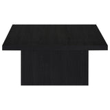  Coaster Furniture Devar 706408-S2 2-piece Square Cocktail Coffee End Table Set - Black IMAGE 12