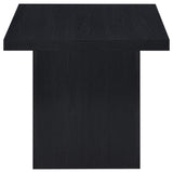  Coaster Furniture Devar 706408-S2 2-piece Square Cocktail Coffee End Table Set - Black IMAGE 4