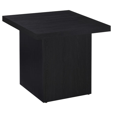  Coaster Furniture Devar 706408-S2 2-piece Square Cocktail Coffee End Table Set - Black IMAGE 7