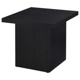  Coaster Furniture Devar 706408-S2 2-piece Square Cocktail Coffee End Table Set - Black IMAGE 9