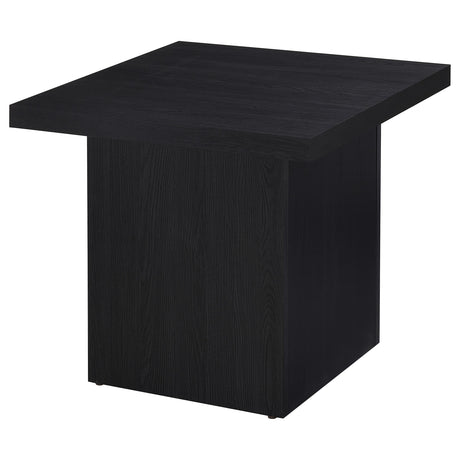  Coaster Furniture Devar 706408-S2 2-piece Square Cocktail Coffee End Table Set - Black IMAGE 9