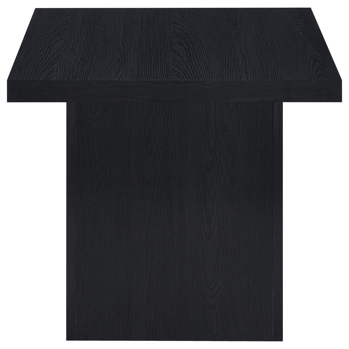  Coaster Furniture Devar 706408-S3 3-piece Square Cocktail Coffee End Table Set - Black IMAGE 3