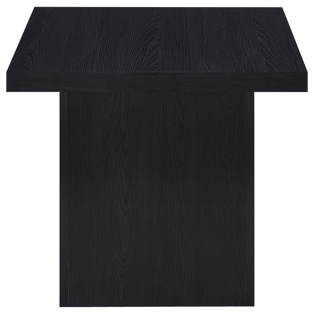  Coaster Furniture Devar 706408-S3 3-piece Square Cocktail Coffee End Table Set - Black IMAGE 5