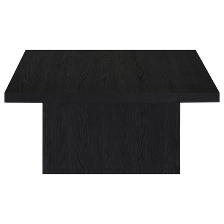  Coaster Furniture Devar 706408-S3 3-piece Square Cocktail Coffee End Table Set - Black IMAGE 6